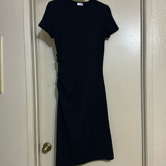 BRUNELLO CUCINELLI Crew Neck Midi Length Dress